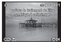 PENTAX Q-S1 BLANC KAKI + 5-15MM - Utilisez pour selectionner une image pour lui appliquer les mêmes effets de filtré et appuyez sur - 1