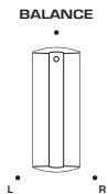 YAMAHA N2000A - Réglage de l'équilibre du volume gauche/droit (BALANCE) - 1