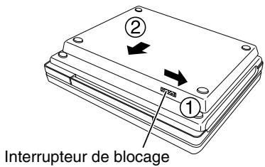 TOSHIBA SD-P1901 - Retrait de la batterie - 1