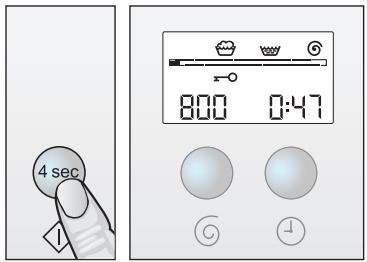 GAGGENAU WM204-140 - Activer la protection enfants - 1