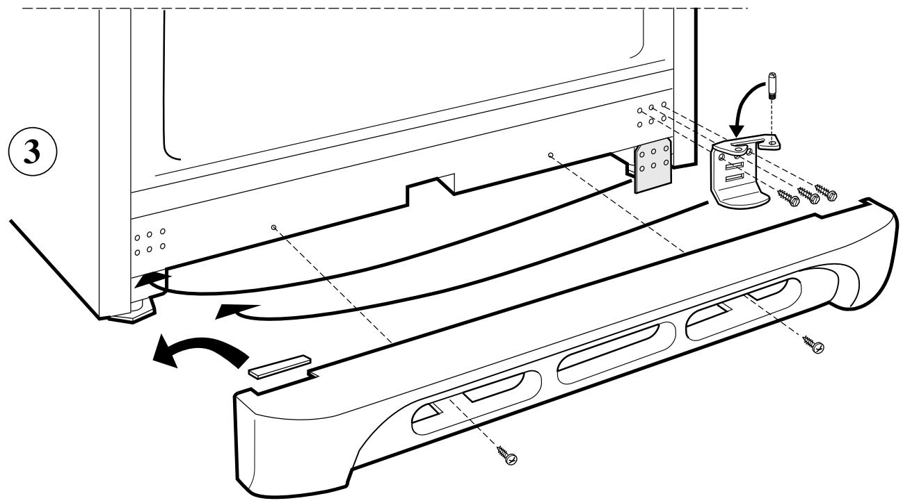 ARISTON MBAA 3822C INOX - Réversibilité de l'ouverture des portes - 3