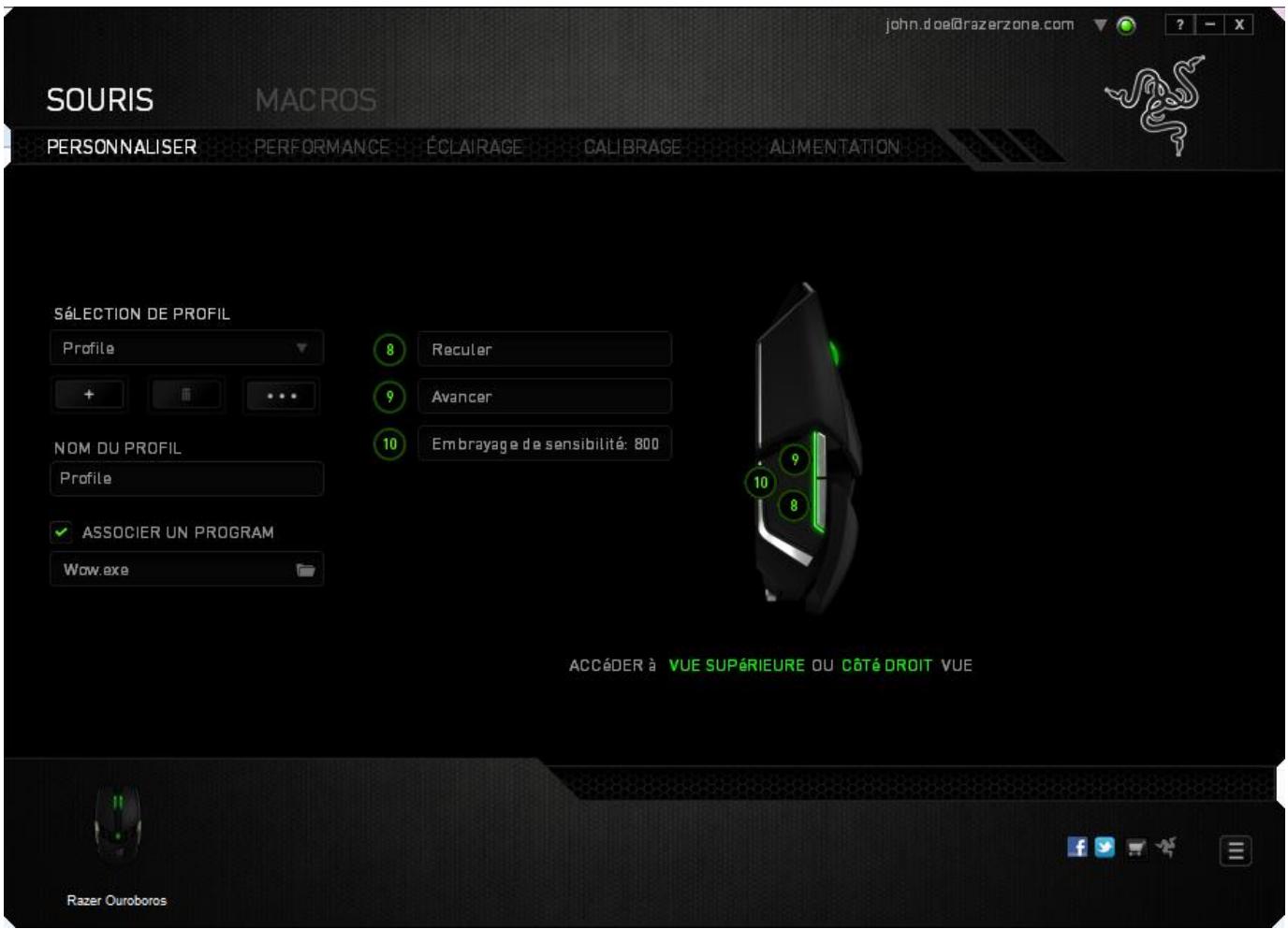 RAZER OUROBOROS - Vue latérale gauche/droite - 1