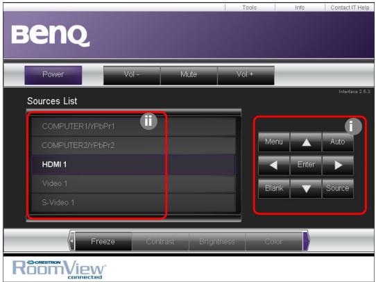 BENQ MP525P - Contrôler le projecteur à distance via un navigateur Web - 2