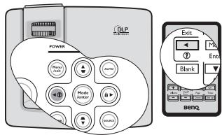 BENQ MP525P - Utilisation de la fonction FAQ - 1