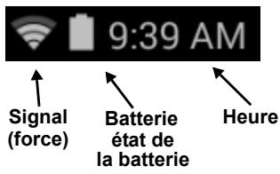 ACER NT.L85EE.005 - Zone de statut et de notification - 1