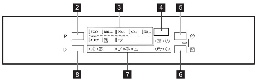 ELECTROLUX FES484001X - BANDEAU DE COMMANDE - 2