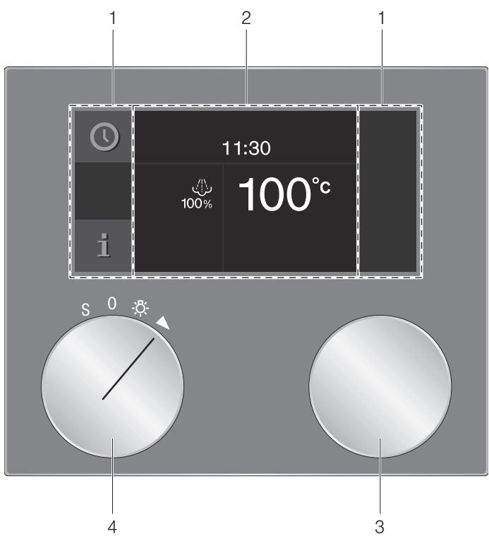 GAGGENAU BSP220100 - Afficheur et éléments de commande - 1