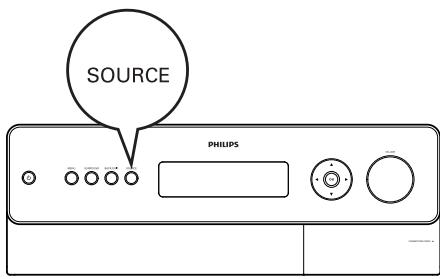 PHILIPS HTR 9900 - Sélection d'une source - 2