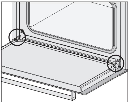 MI DG6600IN - Comment démonter la porte ? - 1