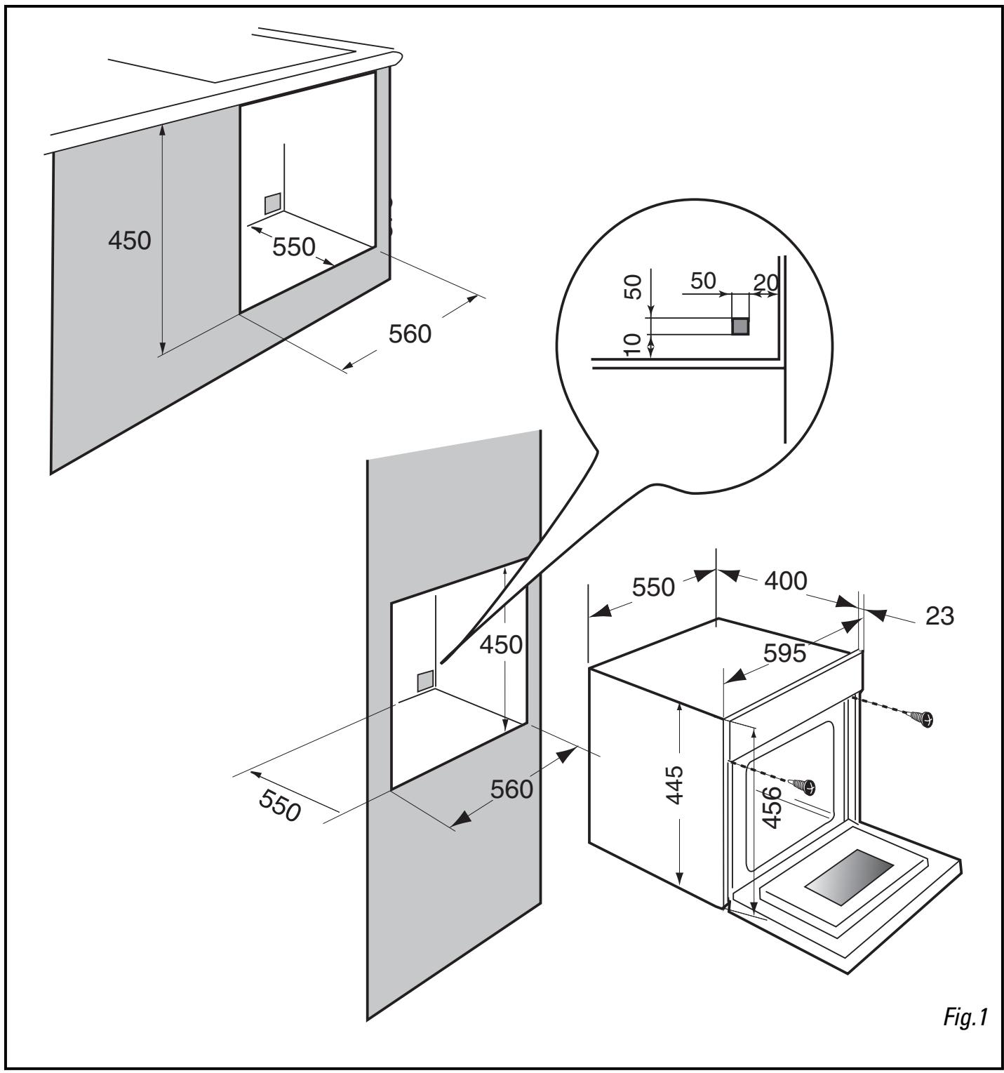 HOTPOINT MWKX222XHAINOX - encastrement - 1