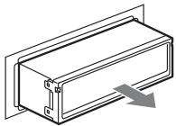 SONY CDXGT440E - Remove the unit. - 3