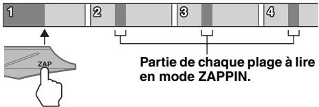 SONY CDXGT440E - Appuyez sur ZAP en cours de lecture. - 1