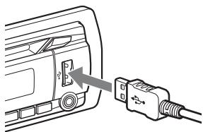 SONY CDXGT440E - Wiedergabe mit einem USB-Gerät - 1