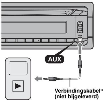 SONY CDXGT440E - Een draagbaar audioapparaat aansluiten - 1