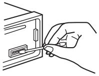 SONY CDXGT440E - Cleaning the connectors - 1