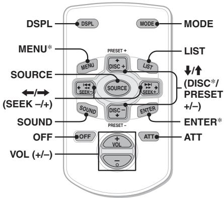 SONY CDXGT440E - Card remote commander RM-X114 - 1