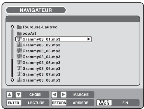 SHARP DV-RW250F - Lecture des fichiers MP3/WMA - 1