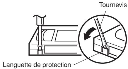 SHARP DV-RW250F - Pour éviter un effacement accidentel - 1