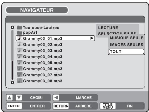 SHARP DV-RW250F - Quand le fichier à lire est seLECTIONné - 1