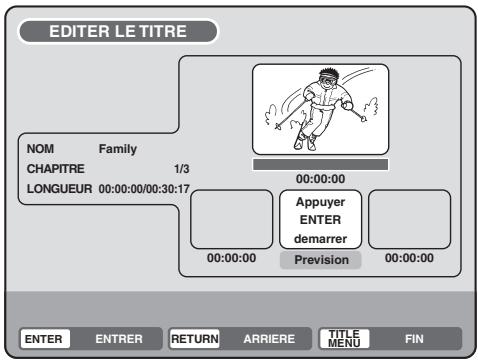 SHARP DV-RW250F - Effacer une scène (Editor le titre) - 2