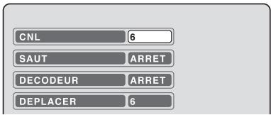 SHARP DV-RW250F - Déplacer une chaine - 1