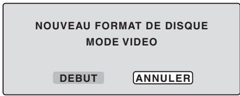 SHARP DV-RW250F - FORMATAGE D'UN DISQUE NEUF - 1