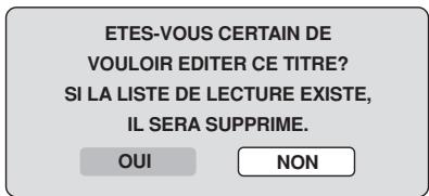 SHARP DV-RW250F - Effacer une scène (Editor un titre) - 2