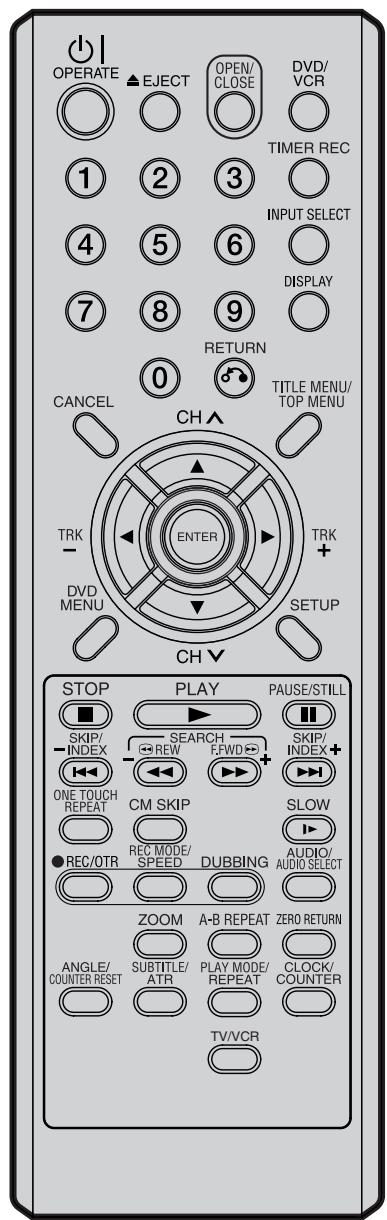 SHARP DV-RW250F - Télécommande - 1