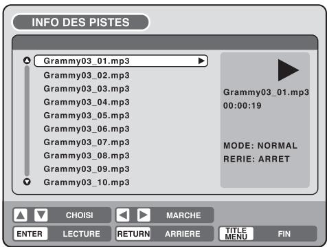 SHARP DV-RW250F - Lecture des fichiers MP3/WMA - 2