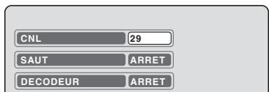 SHARP DV-RW250F - Eliminer une chaine - 1