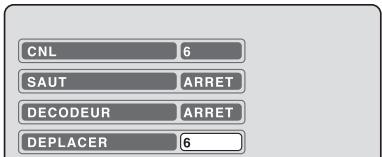 SHARP DV-RW250F - Déplacer une chaine - 2