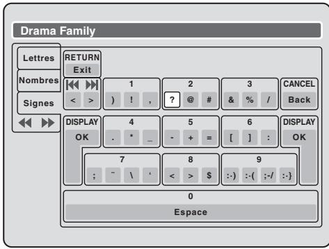 SHARP DV-RW250F - Types de clavier - 2