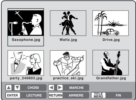 SHARP DV-RW250F - Lecture de fichiers JPEG - 2