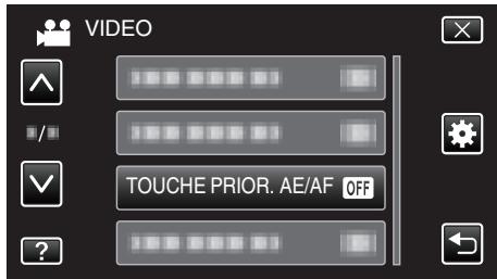 VC GZ-E205WEU - Appuyez sur "TOUCHE PRIOR. ae/af". - 1