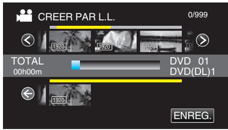 VC GZ-E205WEU - Copier des listes de lecture sélectionnées - 4