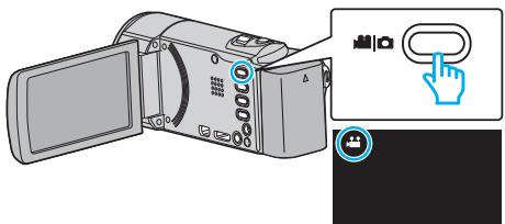 VC GZ-E205WEU - Ouvrez l'écran LCD. - 1