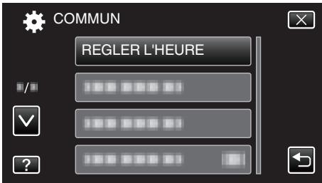 VC GZ-E205WEU - Réinitialiser l'horloge - 3