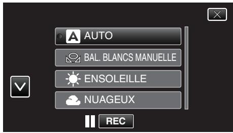 VC GZ-E205WEU - Régler la balance des blancs - 6