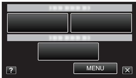 VC GZ-E205WEU - Appuyez sur "MENU". - 2
