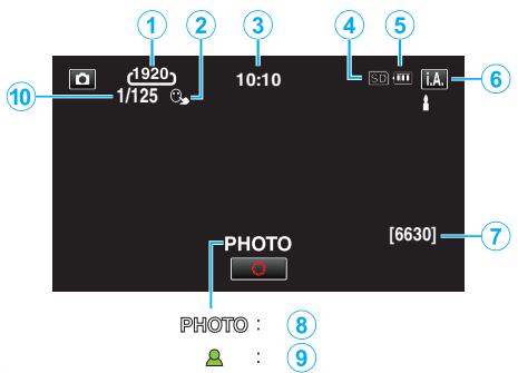 VC GZ-E205WEU - Remarque : - 1