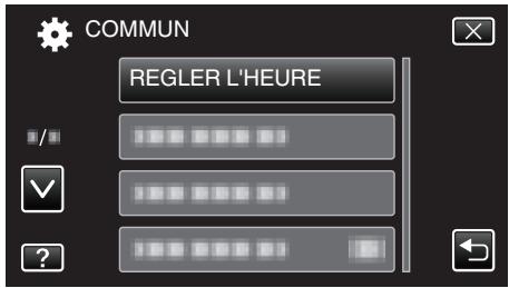 VC GZ-E205WEU - Régler l'horloge à l'heure locale lors de vos voyages - 3