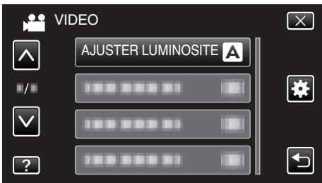 VC GZ-E205WEU - Ajuster la luminosité - 5