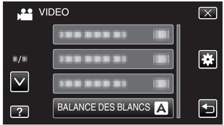 VC GZ-E205WEU - Régler la balance des blancs - 5