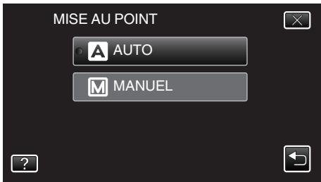 VC GZ-E205WEU - Ajuster manuellement la mise en point - 6