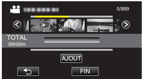 VC GZ-E205WEU - Créer des listes de lecture avec des fichiers sélectionnés - 8