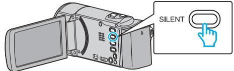 VC GZ-E205WEU - Utiliser le mode silencieux - 1