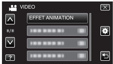 VC GZ-E205WEU - Enregistrer avec des effets d'animation - 4