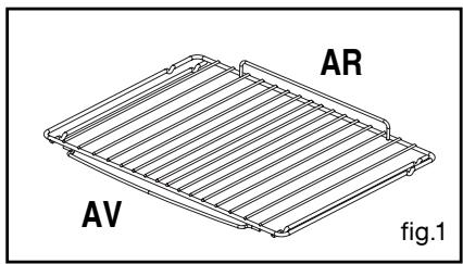 DE DIETRICH DOP 792 X INOX - - Plat multi-usages 45 mm. Système de rails coulissants avec accessibilité totale (fig.3) - 1