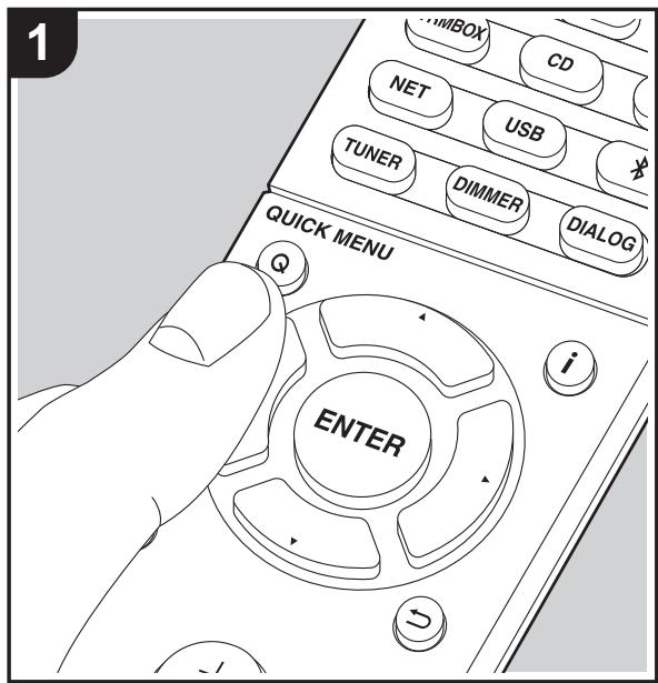 ONKYO NC - Menu Rapide - 1
