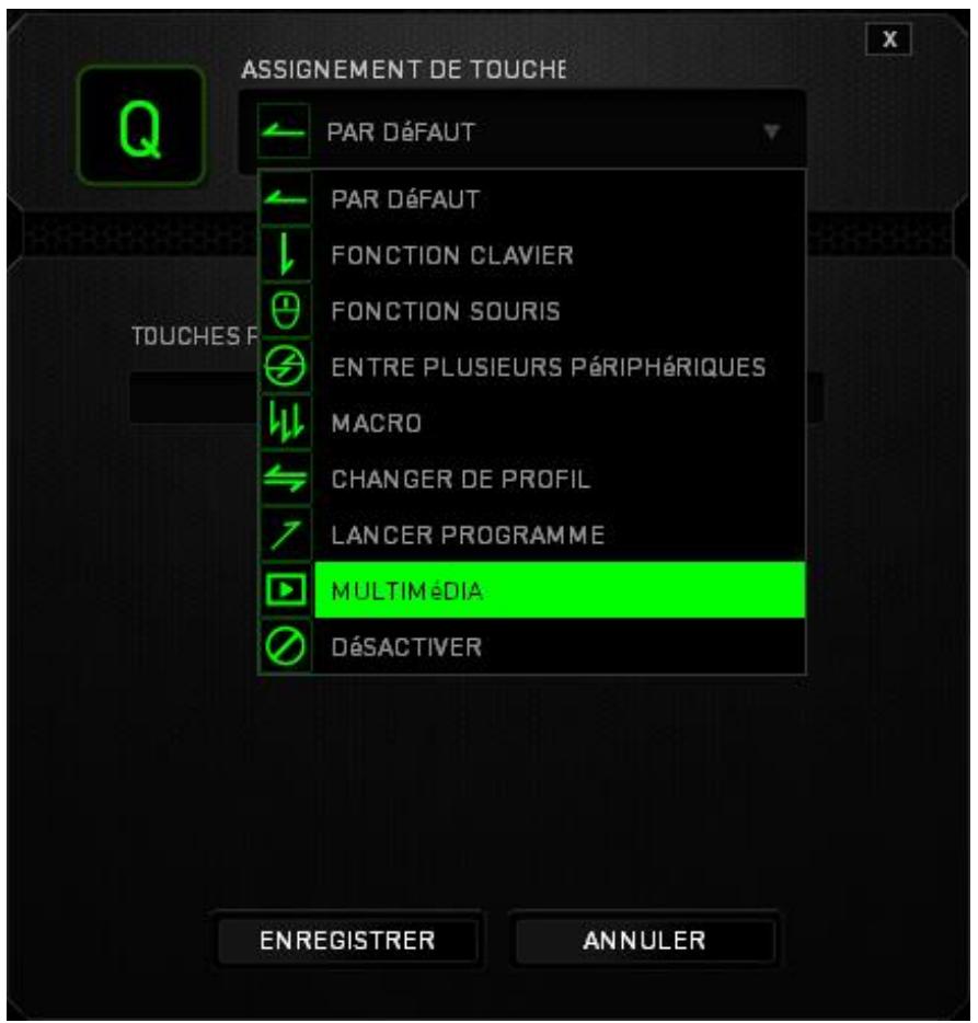 RAZER BLACKWINDOW 2014 - Menu D'affection Des Touches - 1